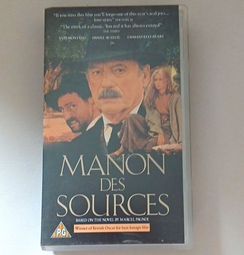 Palace Video Manon des Sources (1986) [VHS] PAL PG Drama French Berri