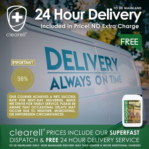 Clearell 20L DECKING OIL | Clear Matt Wood Shed Preserver UV Treatment 20 Litres — image 12