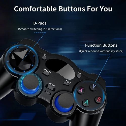 2X Wireless Gaming Controller USB Gamepad for PC Laptop Computer PS3 Android — image 3