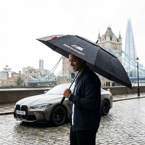BMW Accessories Umbrella Windproof Authentic Merchandise Gift Auto Open Black — image 2