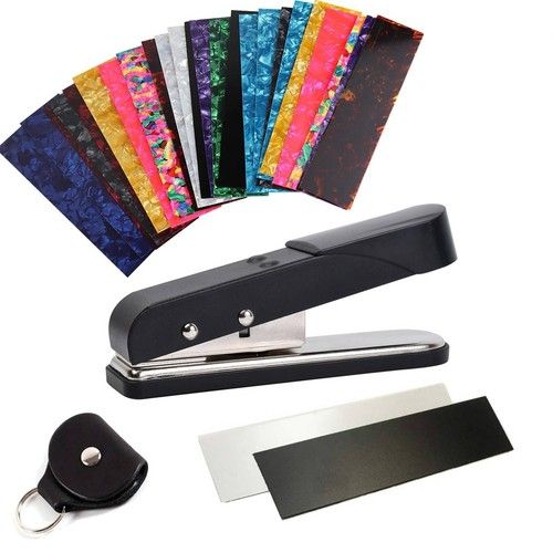 Guitar Pick Punch Diy Guitar Pick Punch with Holder Personalized for Travel