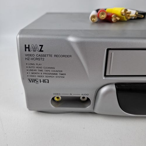 HAAZ HZ-VCRST2 VCR Video Cassette Recorder PAL VHS Player W/ Remote Tested — image 3