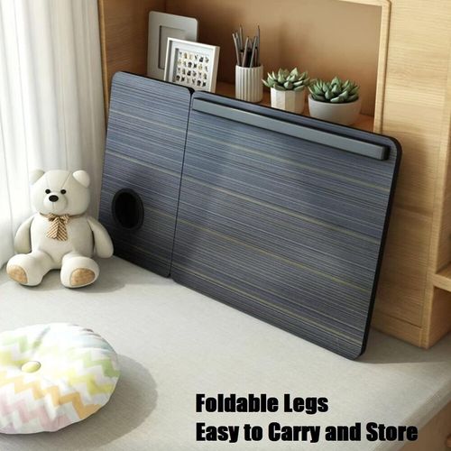 Folding Laptop Table Stand Bed Tray Sofa Lap Breakfast Portable Computer Desk UK — image 10