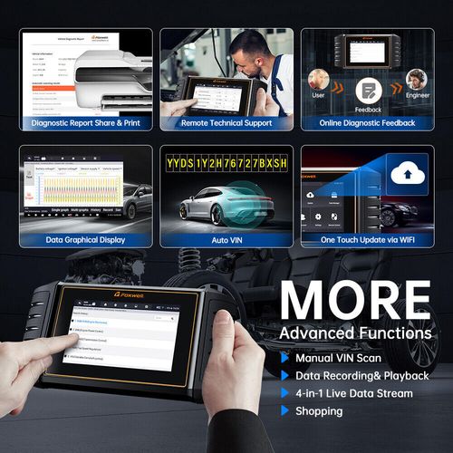 FOXWELL NT710 Bidirectional Car OBD2 Scanner Diagnostic Scan Tool ECU Coding Oil — image 11