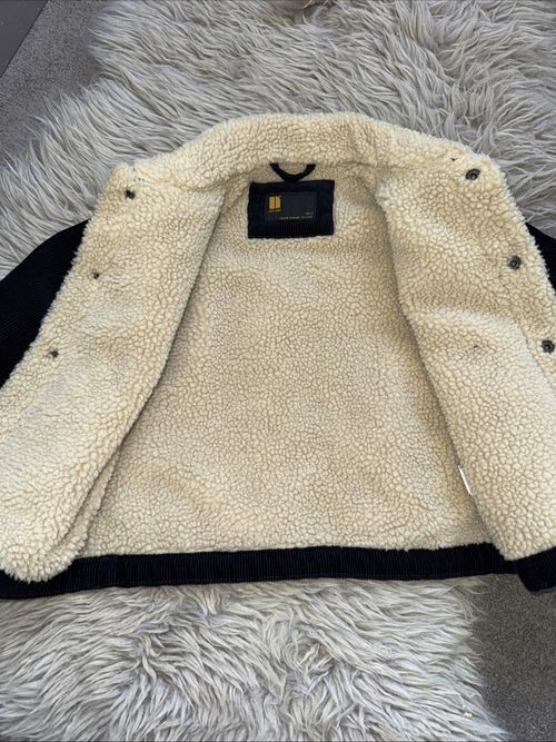 Next Navy Corduroy Jacket, Fleece Lined, 18-24 Months, Excellent Condition
