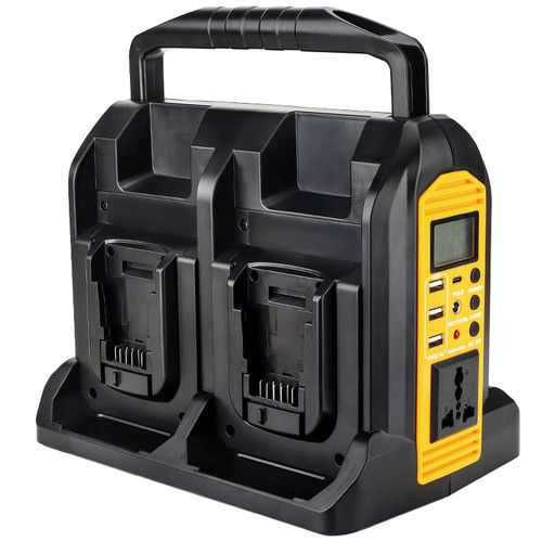 Power Inverter Compatible with Dewalt 18V MAX Battery 220V/350W Power Supply