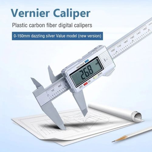 Electronic Digital Caliper 0-150mm Inch/Metric Vernier Caliper Digital Ruler — image 2