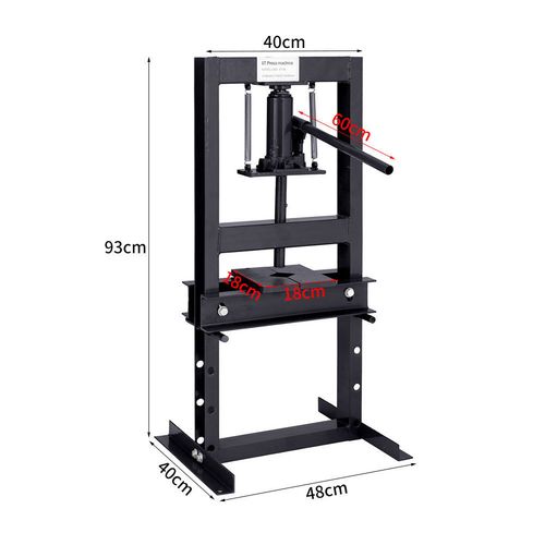 Floor Type Hydraulic Press Machine 6 Ton Workshop Garage Bearing Presses Stand — image 6