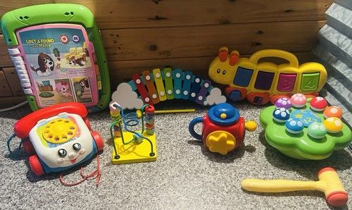 7x Toddler Toy Bundle: F-P, LeapFrog etc. 12 Months +, 18 Months +, 2 Years +