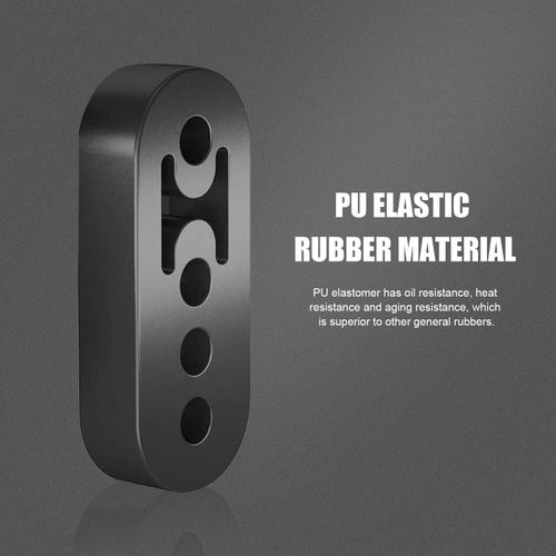 4PCS Car Exhaust Rubber Heavy Duty Pipe Mount Brackets Hanger Universal Black UK — image 7