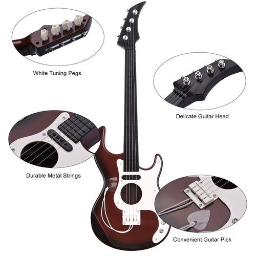 Children Simulation Bass Guitar 4-String Mini Musical Instrument Educational — image 5