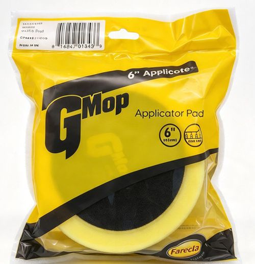 Farecla G Mop 6" 152mm Yellow Waffle Applicator Pad 2 Pack CFY612 New