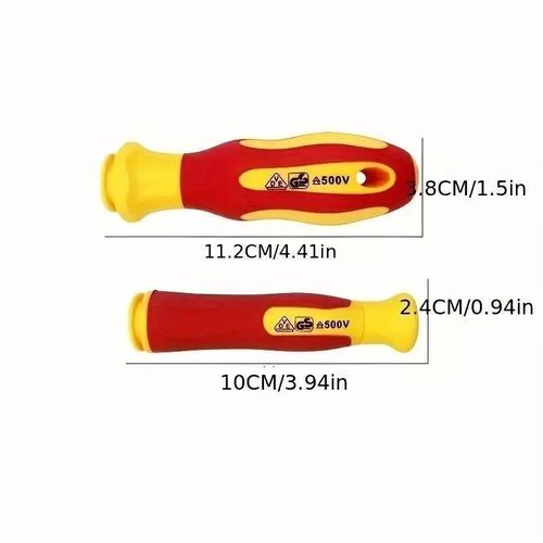 10 Piece VDE Insulated Electrician Interchangeable head Screwdriver Set & Pouch — image 3