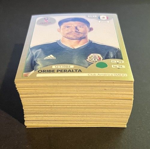 Panini World Cup 2018 (SWISS GOLD VERSION) Job Lot x 100 Football Stickers
