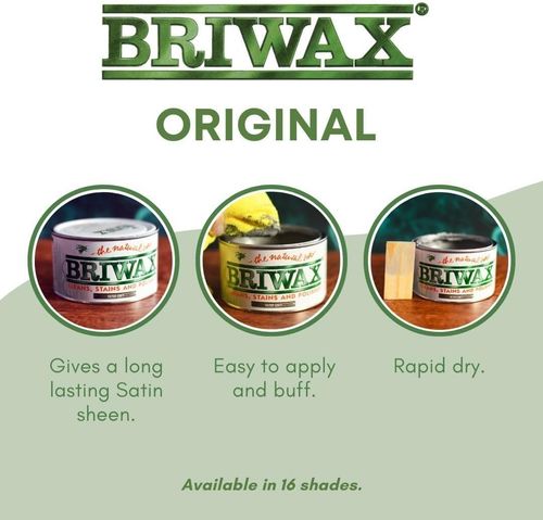Briwax Antique Pine Wax Polish 400g Wood Furniture Polish - ORIGINAL — image 5