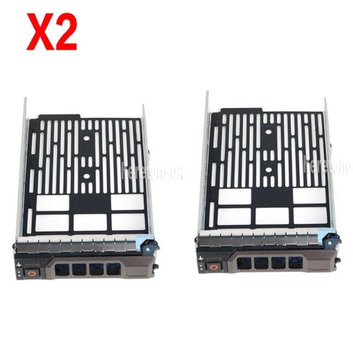 2pcs 3.5" KG1CH SAS SATA hard drive tray caddy for dell R730 R430 R530 R630 R720