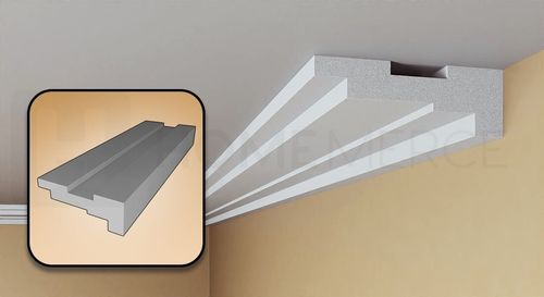 Coving Cornice Flat Ceiling  XPS Polystyrene BLX5 Wall Lightweight MANY SIZES — image 6