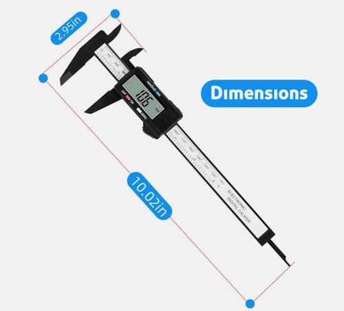 Digital Vernier Caliper Micrometer Electronic Ruler Gauge Meter Measuring Tool — image 11