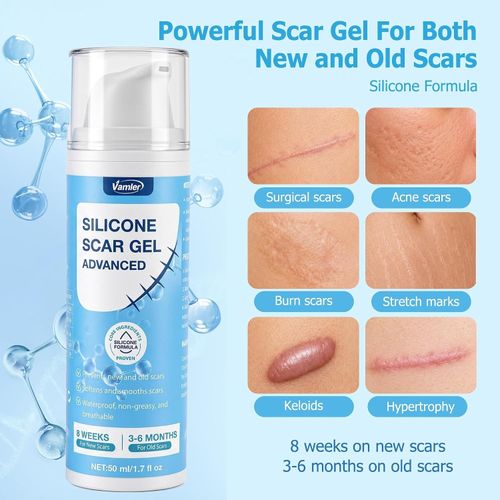 Clinically Proven Silicone Scar Gel 50ML - Smooths & Repairs Scars for All Skin — image 5