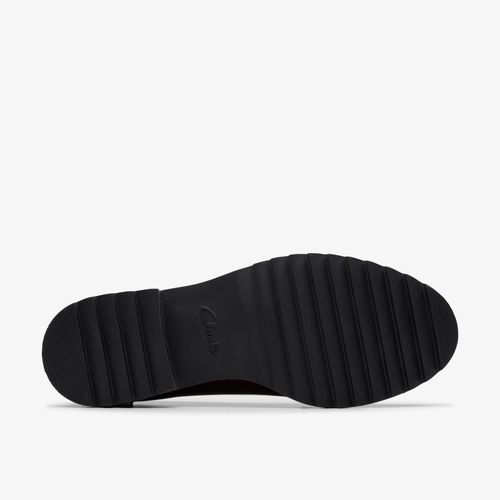 Clarks Womens Griffin Milly Burgundy Loafers,Slip Ons Synthetic Casual — image 3