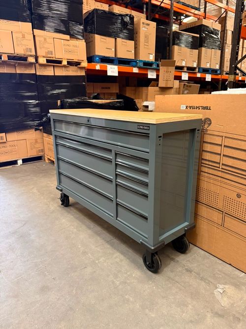 US PRO TOOLS TOOL CABINET CHEST BOX GREY BENCH 57" HEAVY DUTY FINANCE AVAILABLE — image 3