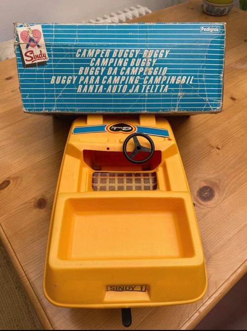 Vintage Pedigree Sindy Camper Buggy Car with Original Box  — image 4