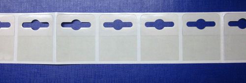 100 Self Adhesive Large 42mm x 52mm Hang Tab, Euro, Slot ,Hook, Hanging Tads   — image 3