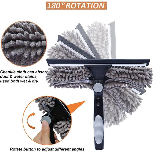 4.5M Telescopic Squeegee Cleaner Window Glass Cleaning Kit Extendable Pole Tool — image 12