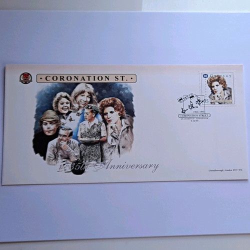 Great Britain Coronation Street 35th Anniversary 35p FDC First Day 9-12-95