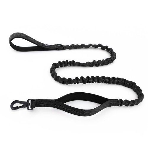 Snootiful Hound Secure Bungee Dog Lead With Locking Carabiner Clip - Anti Shock