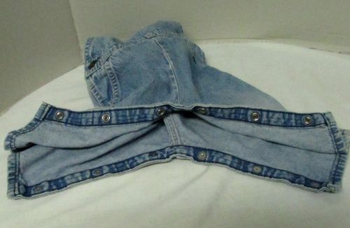 Vintage Baby OshKosh B'Gosh Vestbak Genuine Denim Overalls USA Union Made 6-9 Mo — image 12