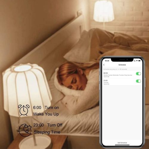 Smart E14 Candle Light Bulbs 3 Pack, WiFi Colour Changing, Alexa Compatible Woox — image 6