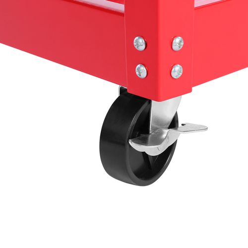 Heavy Duty Tool Storage Trolley Wheel Cart 3 Tier Shelf Cabinet Drawer Workshop — image 10