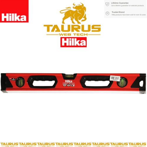 24" HILKA 610mm Spirit Level Aluminium Frame Shock Proof Vertical Hori DIY Vial — image 3