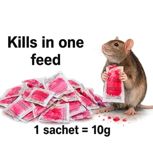Strong Rat Poison Single Feed Rat & Mouse Killer  Poison Bait Pasta 0.3kg