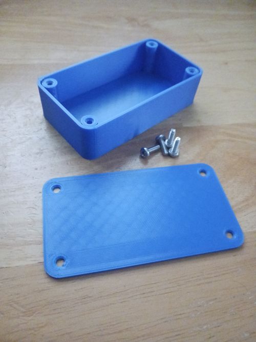 Blue plastic Enclosure  box.Hobby.Project Electronics. Led. circuit board. UK . — image 2