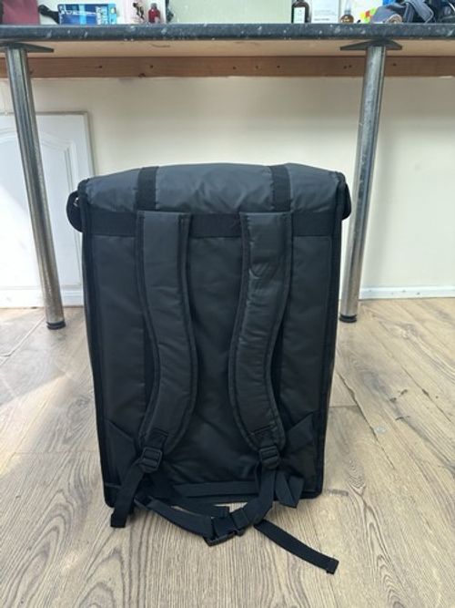 Insulated Food Delivery Bag Backpack, Black