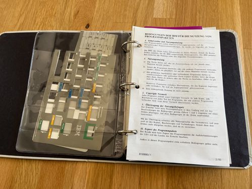 vintage ibm displaywrite 1 and slipcase — image 5