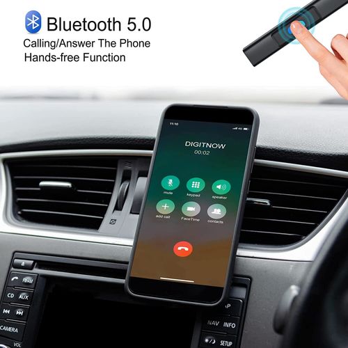 Car Audio Cassette Receiver, Bluetooth 5.0 Cassette Aux Adapter for Listening — image 2
