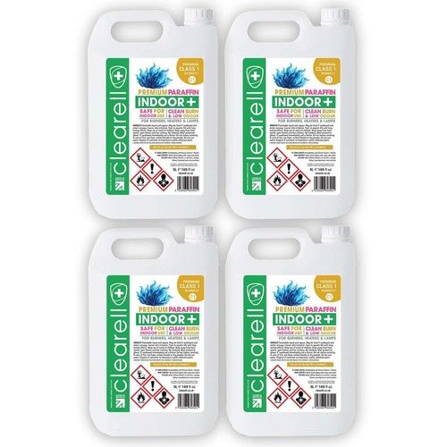 Clearell 20L INDOOR Premium Paraffin Class 1 BS2869C1 Heater Oil 20 Litres C1