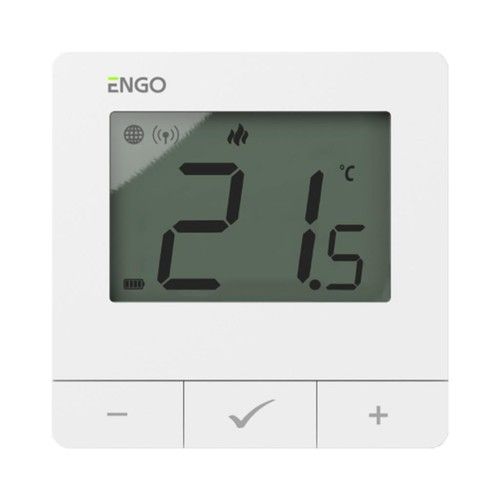 Engo ZigBee/868MHz Smart Thermostat, battery, White