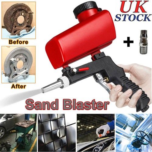 1/4" Pneumatic Sand Blaster Gun 21lbs Handheld Air Sandblasting Rust RemovalTool