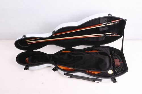 Violin case 4/4 size Strong Carbon Fiber hard shell Durable handle Backstraps — image 5