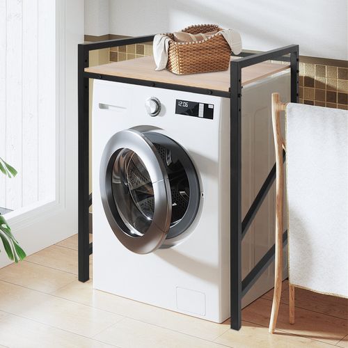 Adjustable Heavy Duty Iron Standing Storage, Washer Dryer Stacking Rack Stand — image 7