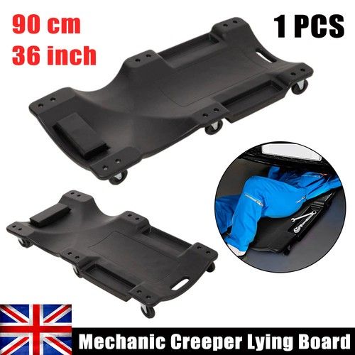90cm Professional Rolling Mechanics Car Creeper Crawler Board Under Car Tool UK