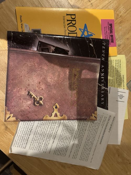 Sierra King’s Quest V Vintage PC Floppy Disk Game Set 10 Disks w/ Manual — image 3