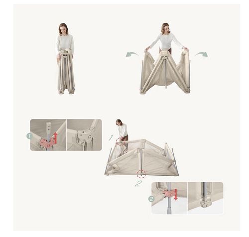 Doradotey Foldable Baby Playpen 180 x 200 cm with Walk in Door — image 6