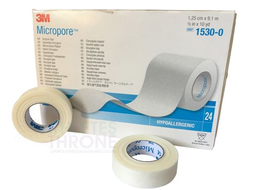 MICROPORE 3M Surgical Tape 1.25 x 9.1M First Aid Low Allergy Medical White Tape — image 2