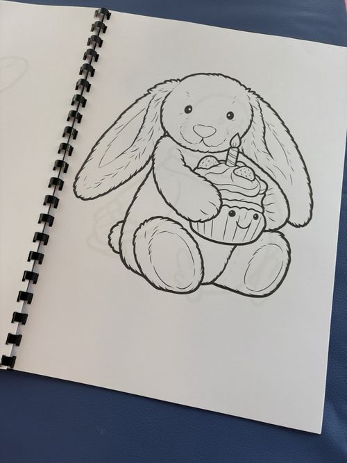 Jellycat Inspired Colouring Book - Pink — image 3