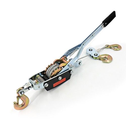 Power Puller Come Along Hand Winch 4 Ton 8818lb Heavy Duty Pull Hoist 3 Hooks UK